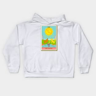 XVIII - The Moon - Tarot Card Kids Hoodie